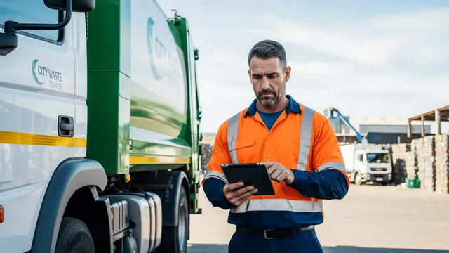 Waste management field service software