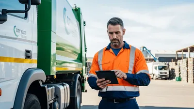 Waste management field service software