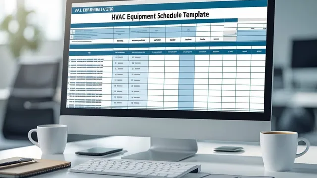 HVAC Equipment Schedule Template